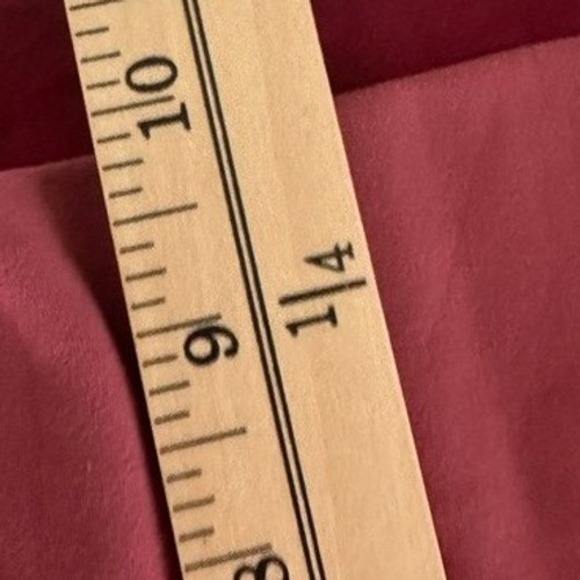 Athleta Transcend Color block 7/8 Tights size Large Red - Picture 6 of 7